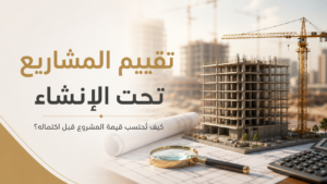تقييم المشاريع تحت الإنشاء |كيف تُحتسب قيمة المشروع قبل اكتماله؟